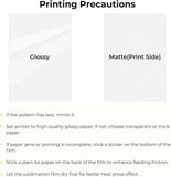 HTVRONT Printable Sublimation Heat Transfer Film for Phone Case Heat Press，10/20Pack A4 8.5" x 11" Sublimation Transfer Paper