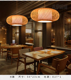 Bamboo Artwork Chandelier Lantern Tea Room Restaurant Restaurant Hot Pot Restaurant Japanese Style Retro Zen