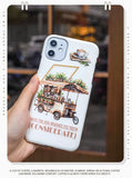 Coffee Bazaar Series Sticker Pack 6 Coffee Shop Diorama Themes 15Pcs Journal Decor for Cafe Lovers