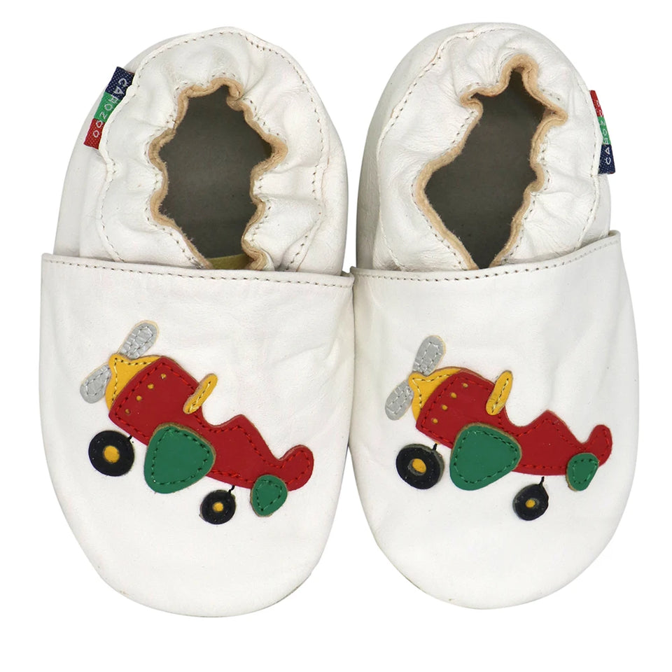 002Carozoo Girl Boy Shoes Soft Sheepskin Leather Shoes Skid-Proof Soft Soled Shoes Baby First Walkers Shoe Fit 0-24 Monther