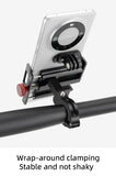 ROCKBROS Bike Phone Holder 360° View Bicycle Phone Holder for 4.7-7 inch Mobile Phone Moto Motorcycle Bracket Shockproof Bracket