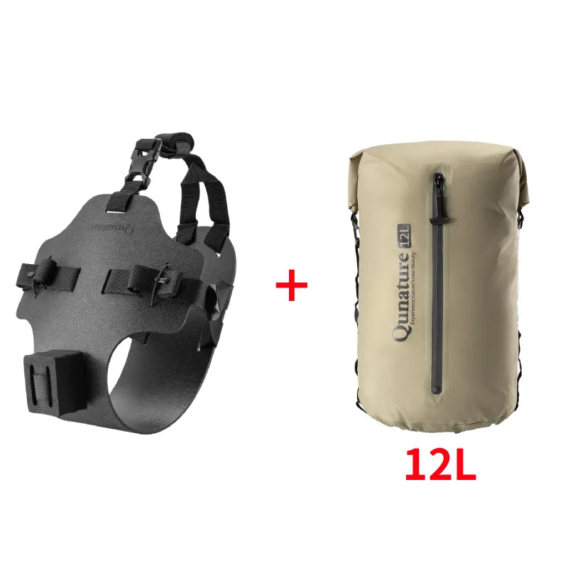 Qunature Bikepacking Bicycle Mount 3/6/12L Waterproof Bag Set Lightweight Durable Shelf Holder for Road Bike Mtb Cycling