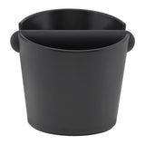 Serviceable Shock Absorption Coffee Knock Box with Espresso Cleaning Brush, Removable Knock Bar Espresso Dump Bin