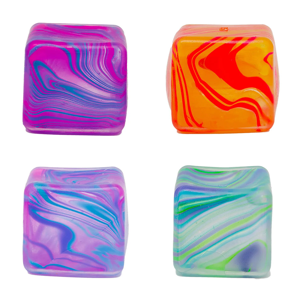 2026 NeeDo# Nice Cube Sensory Squeeze Toy with Super Solid Squish Stress Relief Anxiety Sensory Tool - 2.17" Cube New
