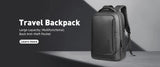 HK Men's Fashion 15.6" Laptop Backpack Waterproof Work Backpacks Teenage Student Charging Travel Shoulder Bag Women's Backpack
