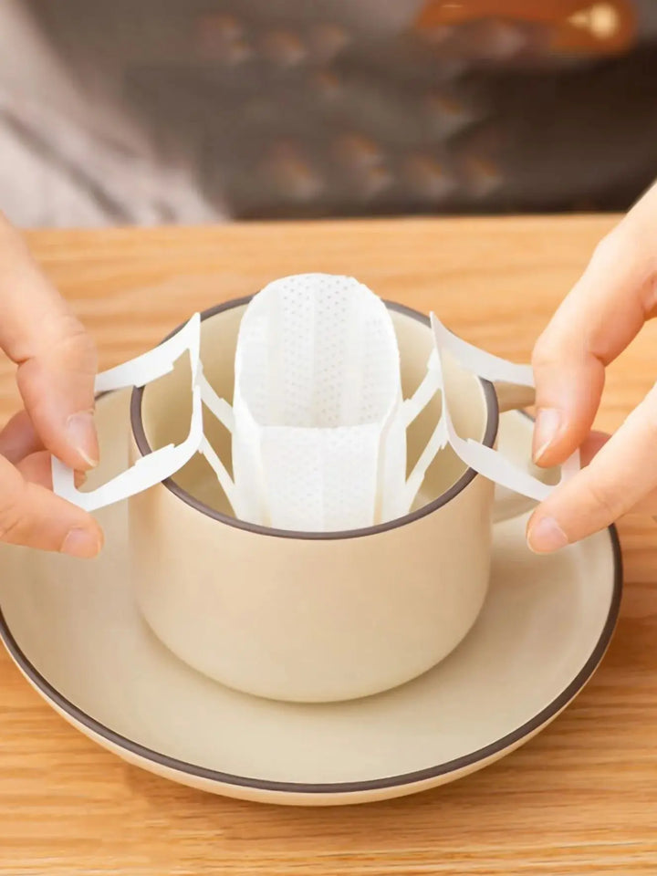 50/100 pcs Coffee Filter Bags Disposable Drip Coffee Paper Pack Portable Hanging Ear Espresso Coffee Accessories Tea Tool