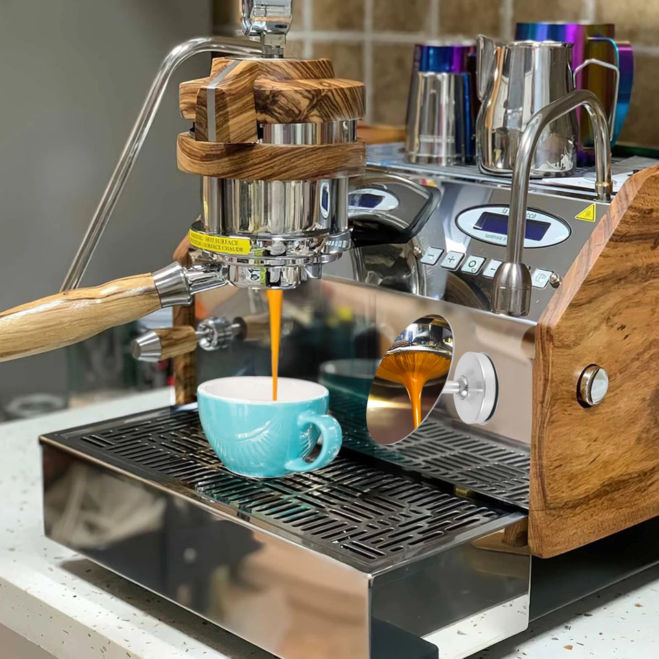 Coffee Extraction Observation Mirror With Magnetic Attraction Espresso Shot Mirror Multi Directional Rotation Coffee Machine Acc