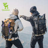 Qunature Backpack Lightweight Mountaineering Hiking Backpack Outdoor Sport 30+5L Breathable Wear-resistant Waterproof Bag