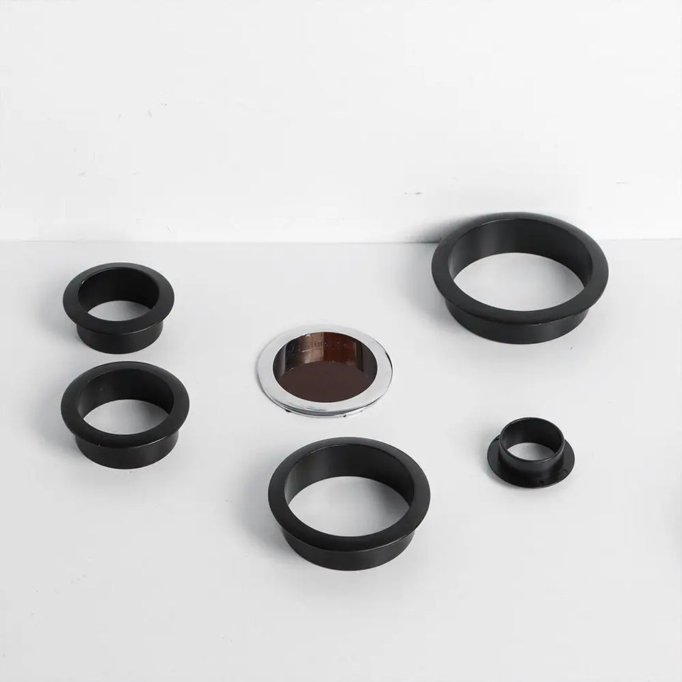 Computer Desk Cable Grommets Wire Hole Cover Cabinet Vent Decorative Ring Cable Outlet Port Furniture Hardware Desk Organizer