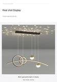 Restaurant Pendant Lights, Modern and Minimalist Bar Lighting Fixtures Long Table Lights Creative Restaurant