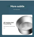 Stainless Steel Swan Sink Strainer Basket Kitchen Sink Garbage Filter Swan Dry And Wet Separation Hook Drain Rack