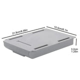 Hidden storage box, desk storage drawer, self-adhesive plastic desktop storage rack, simple clutter storage box