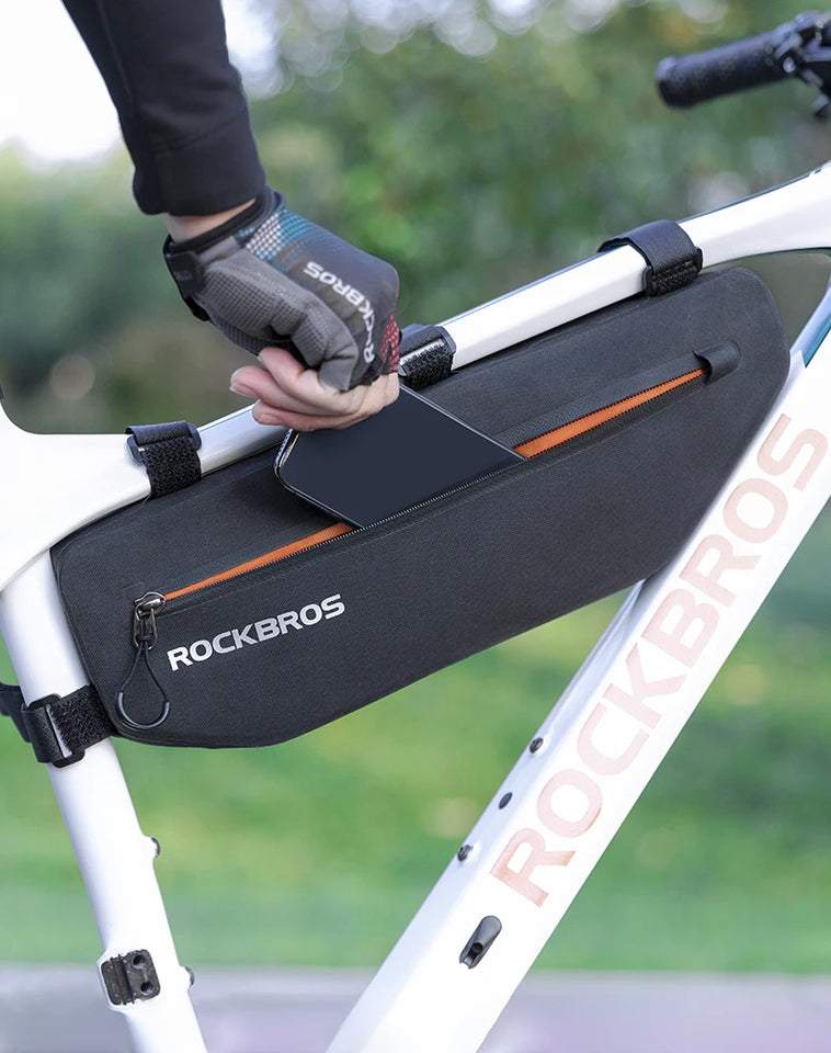 ROCKBROS Cycling Bicycle Bags Top Tube Front Frame Bag Waterproof MTB Road Triangle Pannier Dirt-resistant Bike Accessories Bags