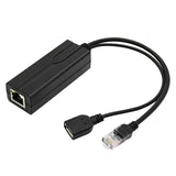 PoE Splitter 48V to 5V 2A USB TYPE A Female Ethernet 802.3af /at for IP Camera tablet Electronic Equipment Power Accessories