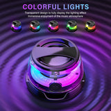 Magnetic Bluetooth Speaker BT5.3 Wireless Stereo Portable Mini Outdoor Speaker G200 RGB Light Magnetic Phone Stand for ios/Andro
