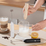 1 electric coffee frother, milk frother, egg beater, handheld 3-speed rechargeable cream maker, 3-speed kitchen mixer