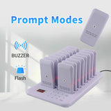 Factory Price Restaurant Pager System Wireless Queue Calling System 16 Buzzers Beepers for Coffee Dessert Shop Food Truck