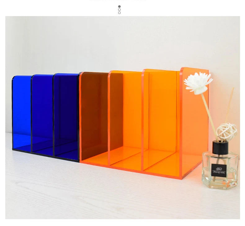 Acrylic File Organizer for Desk,File Holder for Home Office,Book Organizer for Letter,Document,Notebook,Binder,Purse,Mail