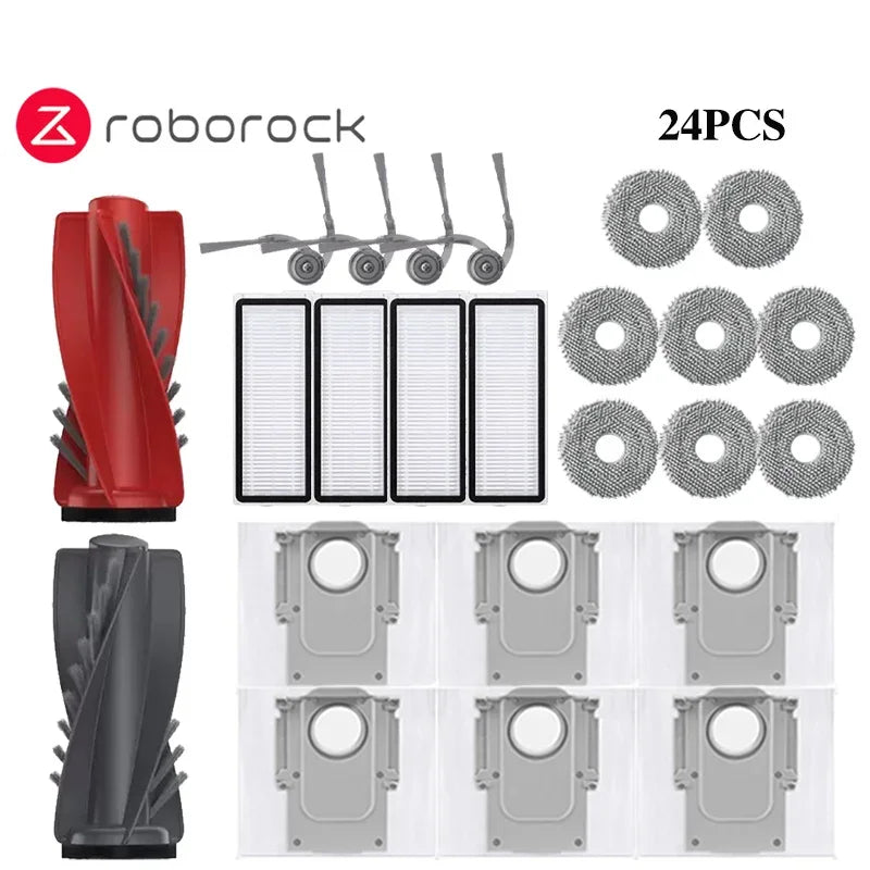 Roborock Qrevo Curv Robot Vacuum Cleaner Accessories Main Roller Side Brush Hepa Filter Mop Cloth Dust Bag Parts Replacement