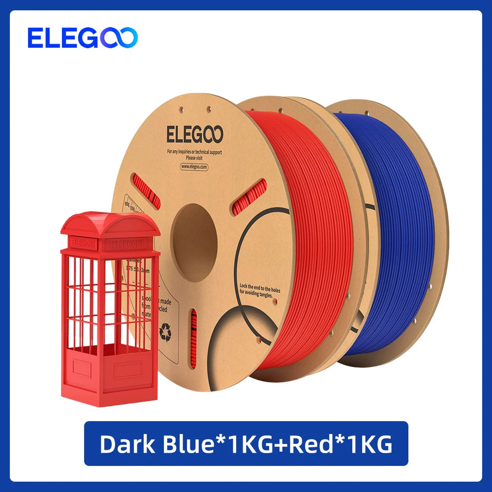 ELEGOO PLA Filament 10KG 1.75mm Plastic 3D PLA for 3D Printer Filament for FDM 3D Printer Elegoo
