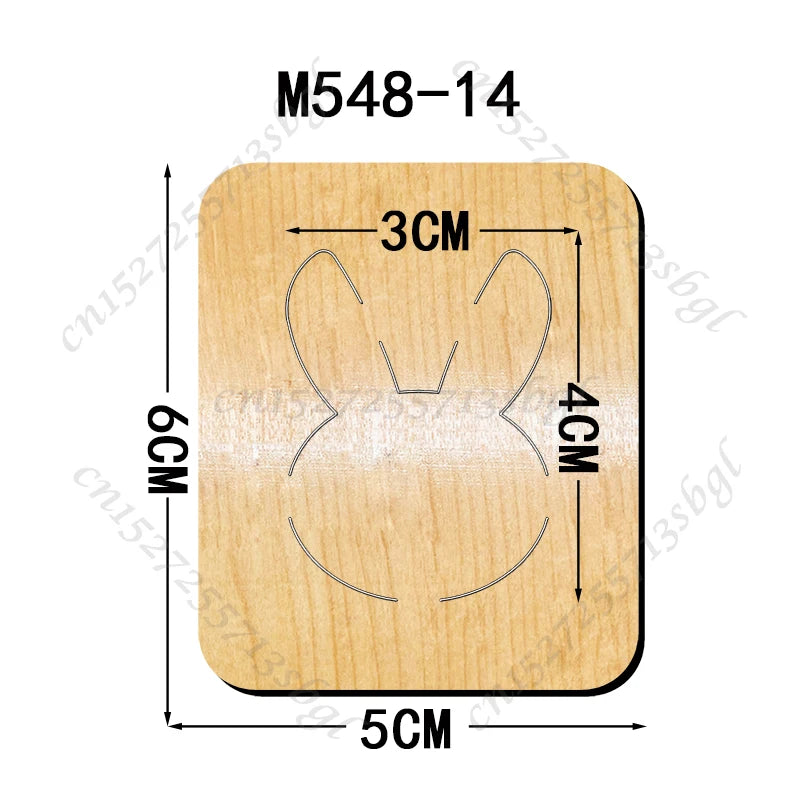 New Cutting Dies New Arrivals Scrapbooking 16MM Knife Suitable for Rolling Type Wooden Mold Cutting Machine