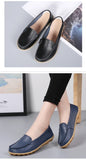 Women Flats Ballet Shoes Woman Cut Out Leather Breathable Moccasins Women Boat Shoes Ballerina Ladies Casual Shoes