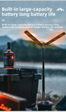 CLS 8000mAh New Outdoor Multifunctional 1m Retractable Camping Light Camp Canopy Tent LED Flame Light Ambient Emergency Lighting