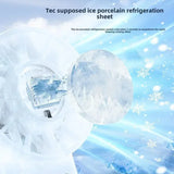 2025 New Cooling Handheld Fan with Ice Pack and Silent Operation100 Portable High-Speed Fan USB Mini Fan