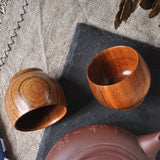 Home Wooden Craft Mini Tea Cup 50ml Coffee Mug