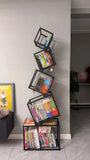Modern Living Room Decor Iron Art Shelf Office Study Bookcase Multi-layer Storage Rack for Organizing Books And Decorations