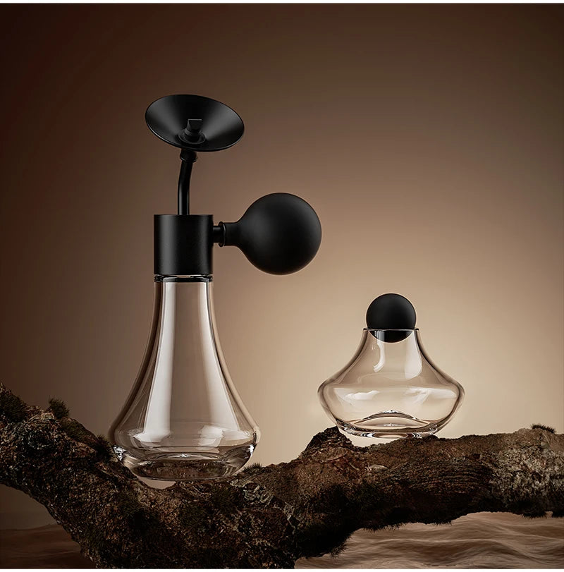 MHW-3BOMBER Coffee Aroma Bottle Coffee Display Jar Glass Creative Fragrance Bottle Coffee Aroma Display Coffee Accessories
