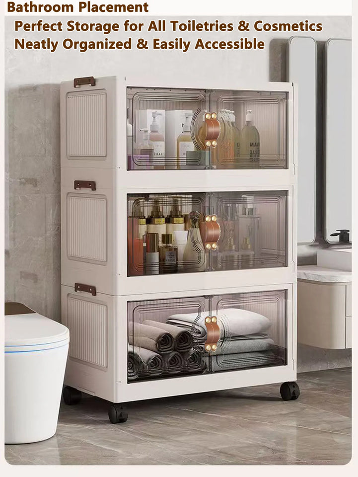 Multilayer Storage Closet Organizer for Multi-scene Use Home Organization Solution for Closets Pantry Or Garage