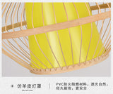 Bamboo Artwork Chandelier Lantern Tea Room Restaurant Restaurant Hot Pot Restaurant Japanese Style Retro Zen
