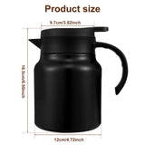Vintage Floral Tea Thermos Stainless Steel Tea Kettle Drip-Proof Tea Pot With Tea Infuser Mini Thermo Coffee Pot Home Teaware