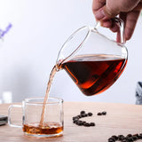 300ml/400ml/500ml/650 Coffee Pot High Temperature Resistant Glass Sharp-mouthed Hand Punch Sharing Pot Household Drip Coffee Pot