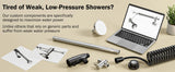 Tandem Shower Head For Couples, Dual Shower Head with Original Adjustable Slider, High Pressure Double Shower Head for Two