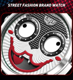 LIGE 2025 TOP Men's Watches Quartz Clown Dial Watches Unique Strange Fashion Cool Watch Waterproof watches for men reloj hommes