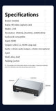 Unnlink 4K 60Hz 2K 144Hz Video Capture Card HDMI USB Recording Box Streaming Gaming / HDR Passthrough for PS5/4 Xbox Camera PC