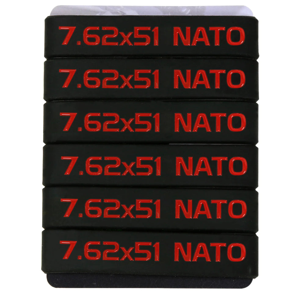 6 Pack Marking Band for Magazine 300 Acc BLK Supersonic/Subsonic 300 AAC BLK/7.62x35 mm Magazine Marking Band