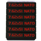 6 Pack Marking Band for Magazine 300 Acc BLK Supersonic/Subsonic 300 AAC BLK/7.62x35 mm Magazine Marking Band