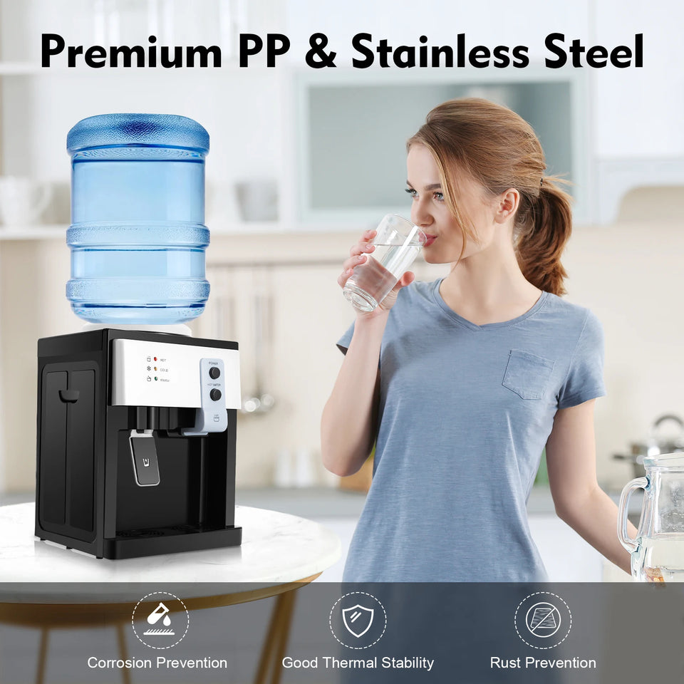 HS-09 Hot/Cold Desktop Electric Water Dispense Water Detachable Design Cooler Dispenser Water Cooler for Home Office