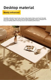 Modern Simple Foldable Dining Table Home Living Room Portable Rectangular Study Table for Small Apartment Bedroom Balcony