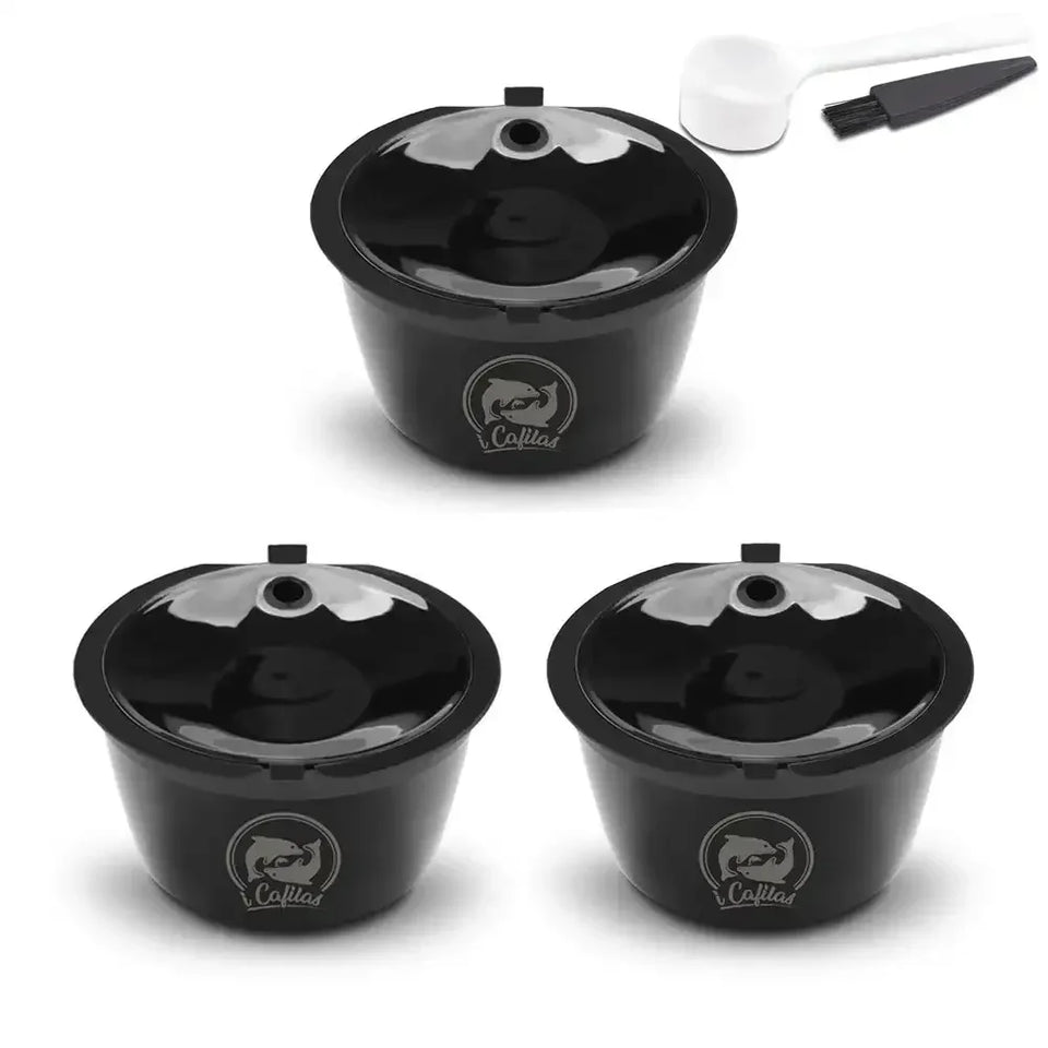 5.4*3.5CM Food Grade PP Reusable Coffee Capsule Pods For Dolce Gusto Refillable Filters Crema Espresso Capsules Cup Kitchen Tool