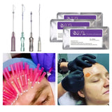 10/20 Pcs Pack Mono Screw Cog PDO Threads 29g 30g 19g 18g 21g Practice Veterinary Human Face Lift Threads PDO