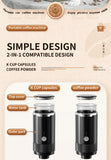 Electric Portable Coffee Machine Capsule Ground Coffee Brewer Suitable for Coffee Powder And Coffee Capsule - Coffee Maker