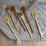 Environmentally Friendly Solid Wood Mixing Spoon Home Kitchen Utensil Spoon Creative Coffee Beverage Honey Mixing Tool Wholesale