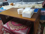 Japanese Style Pure Bamboo Foldable Coffee Table Real Wood Tatami Low Sitting Floor Mat Small Tea Table Window Seat Table