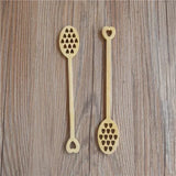 Environmentally Friendly Solid Wood Mixing Spoon Home Kitchen Utensil Spoon Creative Coffee Beverage Honey Mixing Tool Wholesale