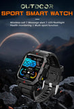 2025 New LED Men's Smartwatch 1.73" Screen Bluetooth Answer Call Smartwatch Multi Sport Modes Health Monitoring Fitness Watches