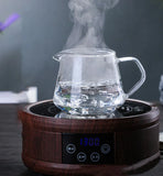 300ml/400ml/500ml/650 Coffee Pot High Temperature Resistant Glass Sharp-mouthed Hand Punch Sharing Pot Household Drip Coffee Pot
